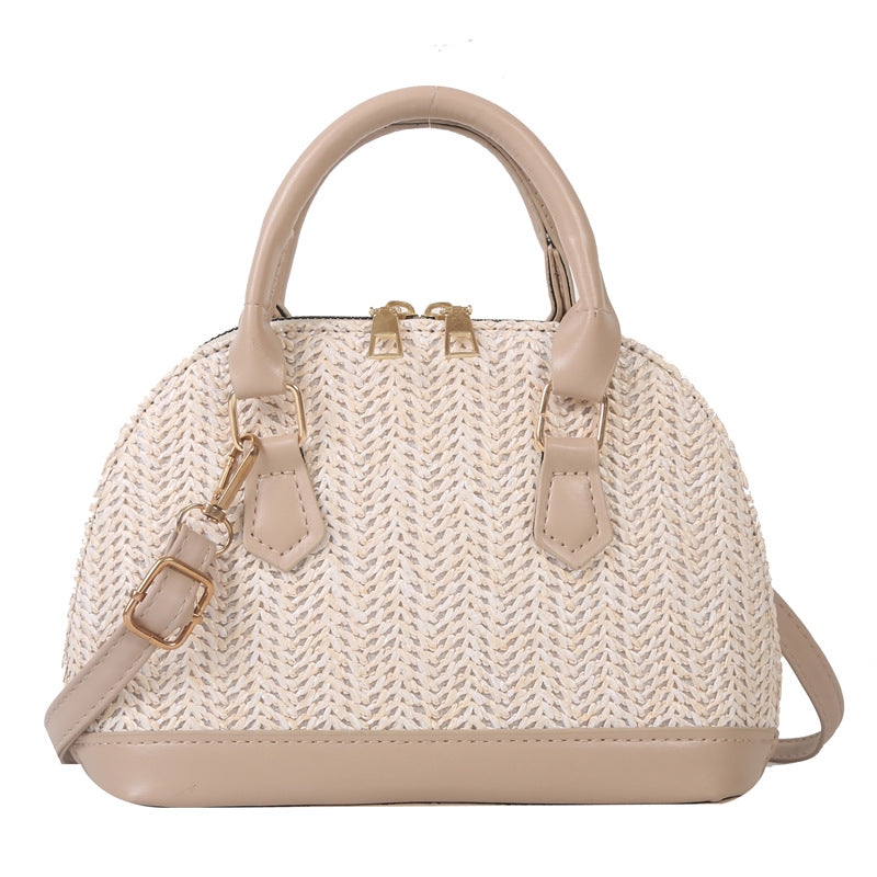 Damen elegante Handtasche im verspielten Flecht-Design Nord Taschen