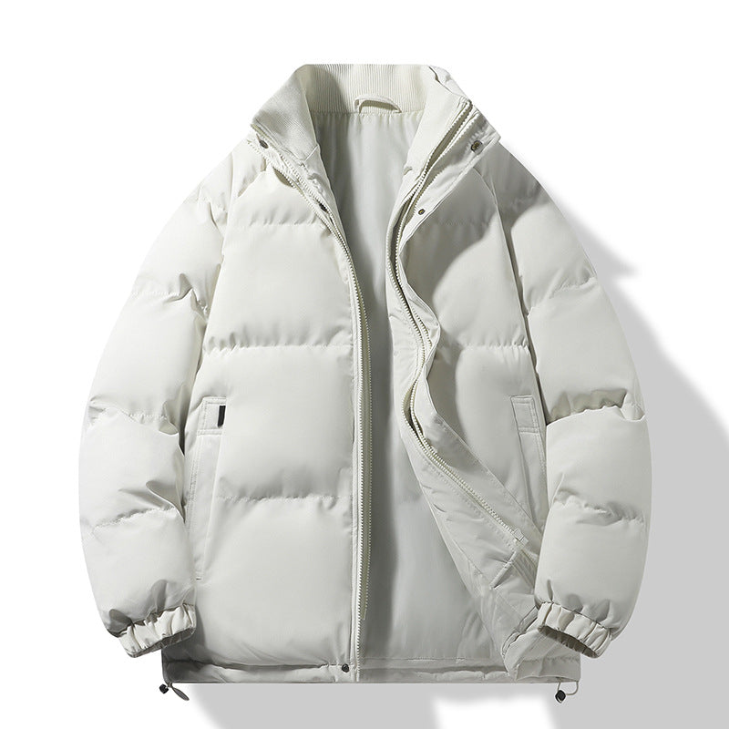 Herren Modische Thermo‑Wattierte Kurzjacke im Boxy‑Schnitt mit Rippenkragen Nord Taschen