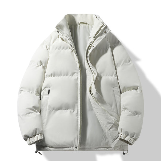 Herren Modische Thermo‑Wattierte Kurzjacke im Boxy‑Schnitt mit Rippenkragen Nord Taschen