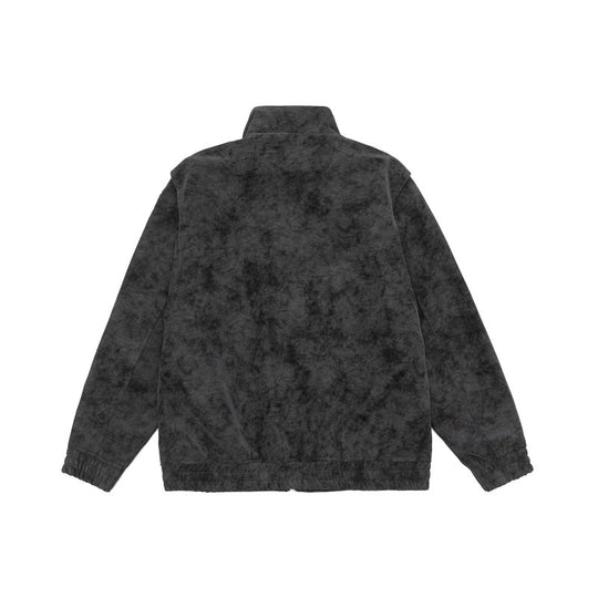 Herren Boxy Utility-Blousonjacke aus Veloursoptik mit Stehkragen und Mehrfachtaschen Nord Taschen