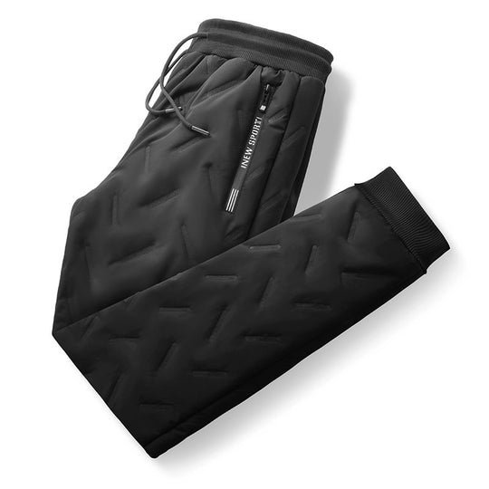 Herren Gepolsterte Thermo-Jogginghose mit Steppstruktur und Teddyfutter Nord Taschen