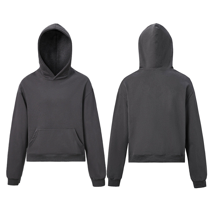 Unisex Kapuzenpullover aus Bio-Baumwoll-Fleece mit Kängurutasche und leicht verkürzter Passform Nord Taschen