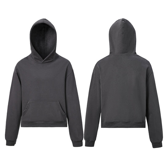 Unisex Kapuzenpullover aus Bio-Baumwoll-Fleece mit Kängurutasche und leicht verkürzter Passform Nord Taschen