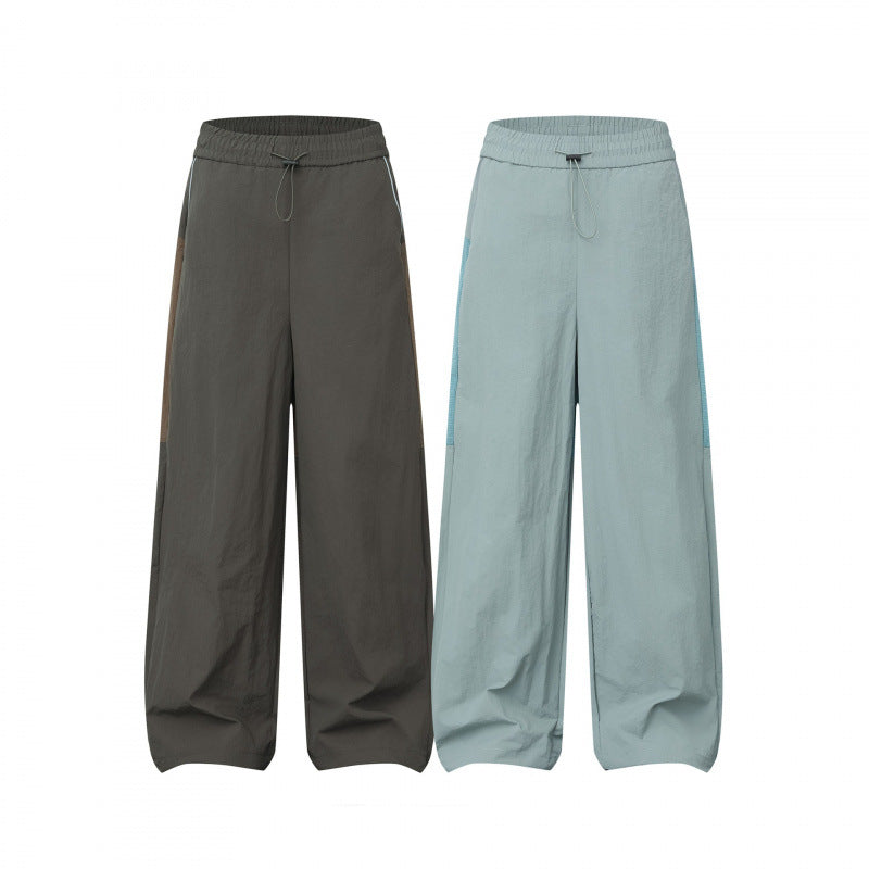 Damen Weite Cargo‑Style Hose mit elastischem Bund, Tunnelzug und seitlichen Einsatzdetails Nord Taschen