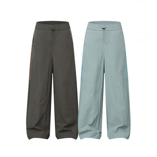 Damen Weite Cargo‑Style Hose mit elastischem Bund, Tunnelzug und seitlichen Einsatzdetails Nord Taschen