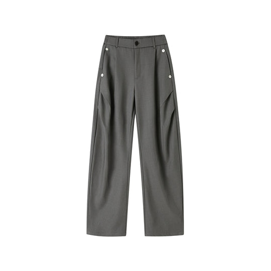 Damen Elegante Weitgeschnittene Anzughose Nord Taschen