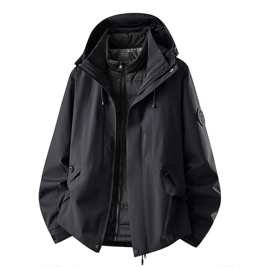 Damen Multifunktionale Outdoorjacke mit herausnehmbarer Stepp-Innenjacke Nord Taschen