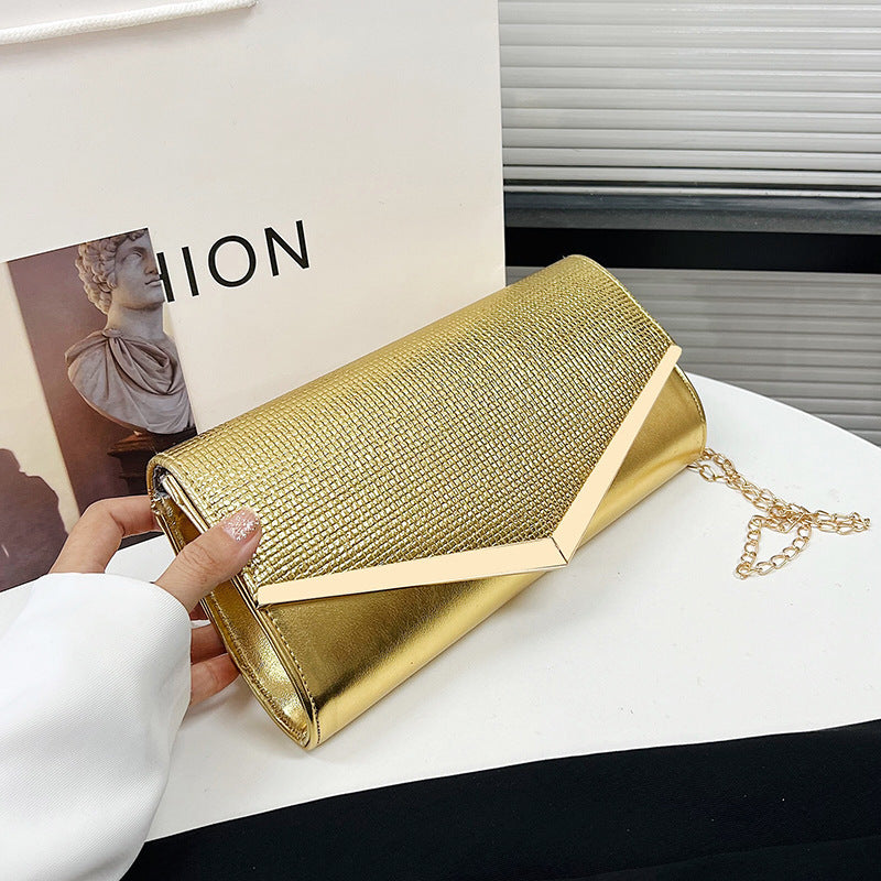 Damen elegante Clutch-Tasche mit Glitzer-Akzent Nord Taschen