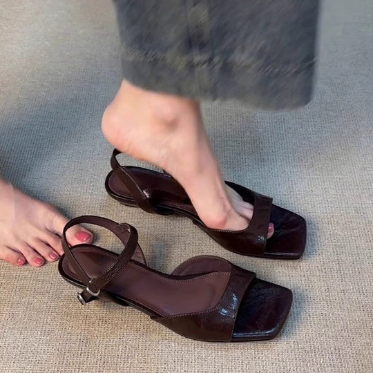 Damen modische Sling-Sandalen mit elegantem Riemen und komfortabler Sohle
