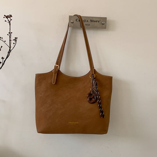 Damen elegante Umhängetasche aus weichem Wildleder Nord Taschen
