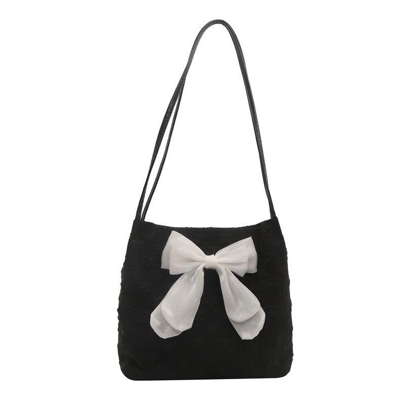 Damen Hobo-Tasche mit dekorativem Schleifenakzent und strukturiertem Design Nord Taschen
