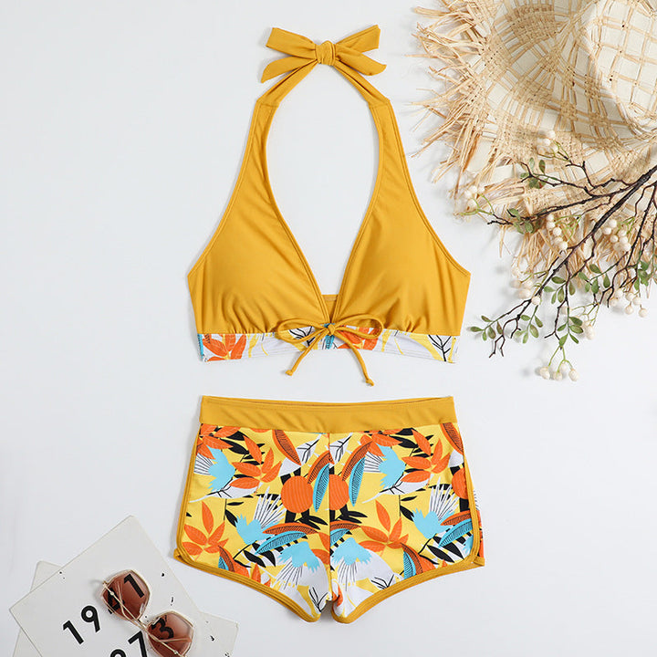 Damen Sportliches Bikini-Set mit verdecktem Bauch