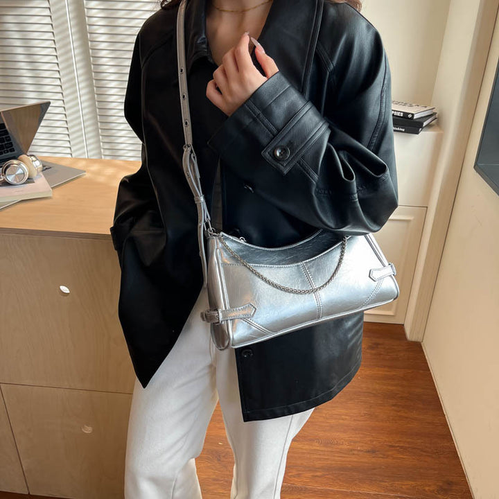 Damen Schultertasche im eleganten Minimalismus Stil Nord Taschen