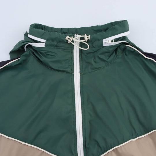 Damen Leichte Nylon-Trainingshose mit Kontrastseiten, Tunnelzug und verstellbarem Beinabschluss Nord Taschen