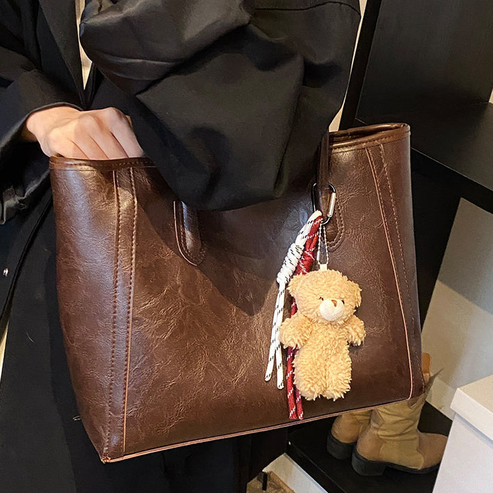 Damen Tragetasche mit elegantem strukturierter Oberfläche und praktischen Innenfächern Nord Taschen
