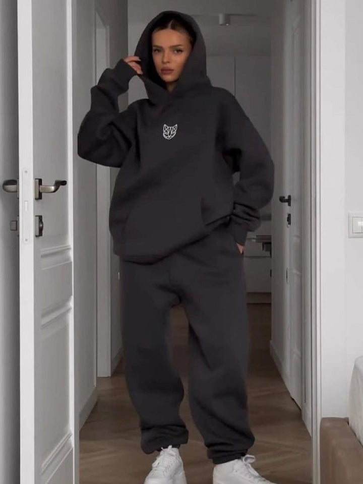 Damen Oversized Hoodie mit lässigen Hosen