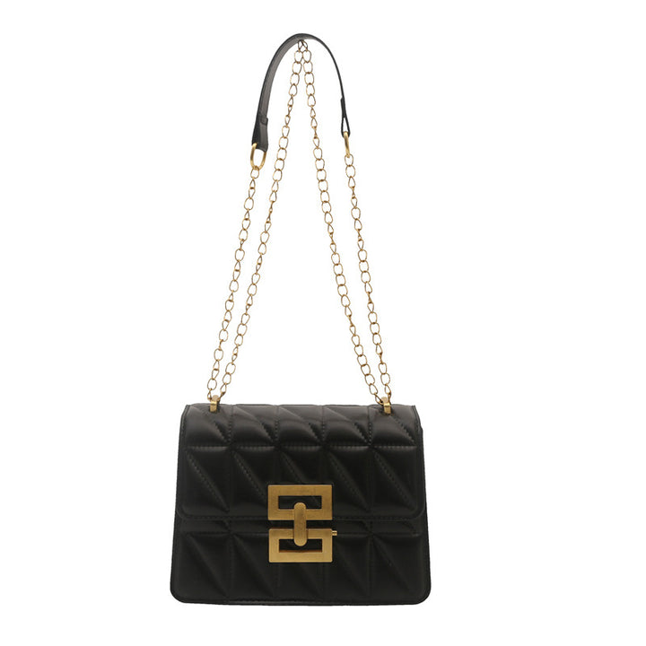 Damen elegante gesteppten Handtasche mit edlem Kettenverschluss Nord Taschen