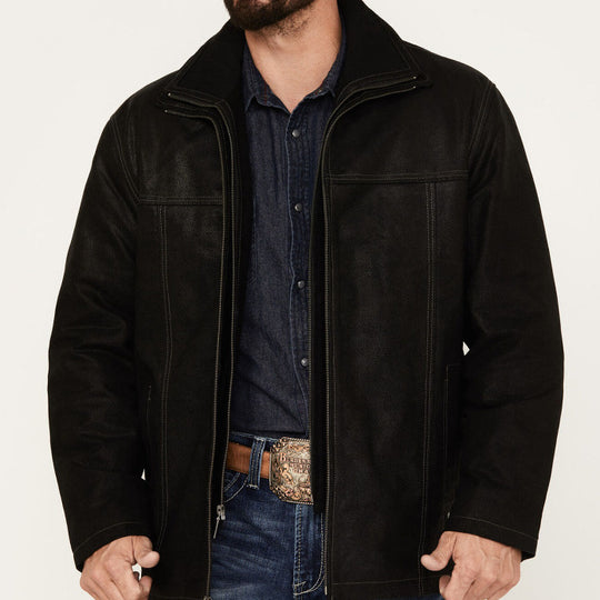 Herren Pilotenjacke mit wärmendem Teddyfutter und markanten Ziernähten Nord Taschen