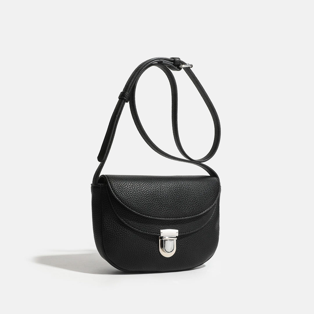 Damen Umhängetasche mit geschwungenem Design und eleganter Schnalle Nord Taschen