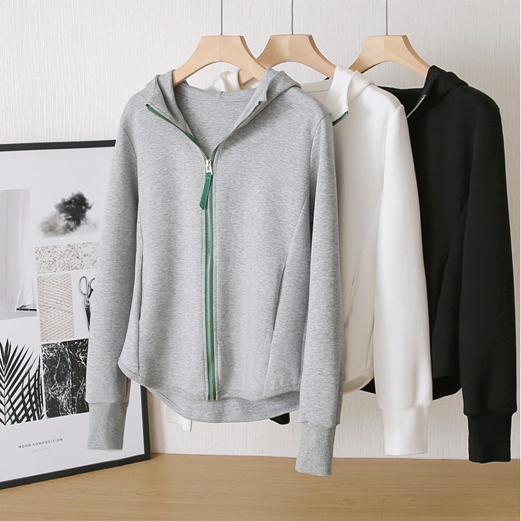 Damen Sportjacke mit Kapuze und Reißverschluss Nord Taschen