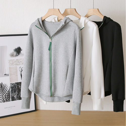 Damen Sportjacke mit Kapuze und Reißverschluss Nord Taschen