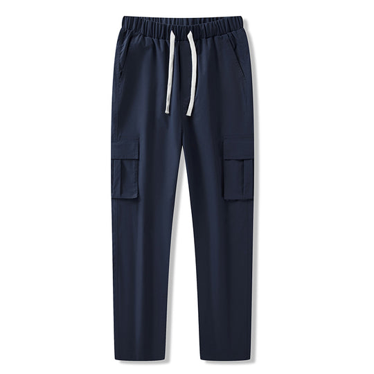 Herren Technische Cargo-Hose mit Tunnelzugbund, verstärkten Knien & verstellbarem Beinabschluss Nord Taschen