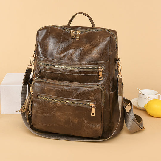 Damen Multifunktionaler Rucksack mit elegantem Kunstleder-Design Nord Taschen
