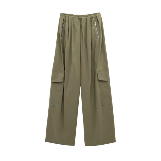 Damen 50+ asymmetrische Utility‑Bomberjacke mit Funnelkragen und breitem Rippenbund Nord Taschen