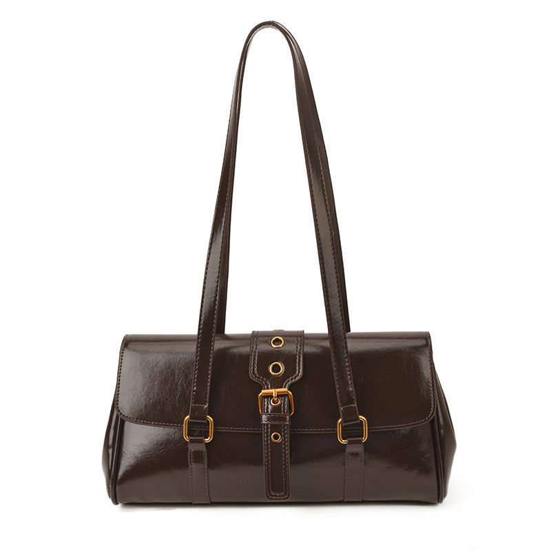 Damen elegante Handtasche mit strukturiertem Verschluss Nord Taschen
