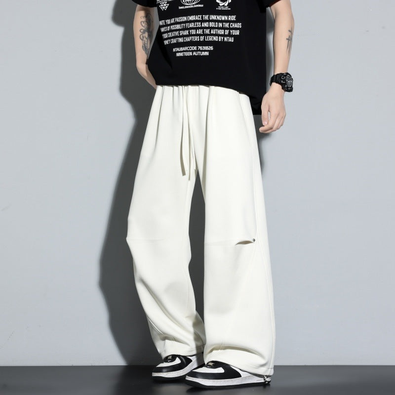 Damen Weite Lagen-Loungehose mit Cargo-Details & elastischem Tunnelzug Nord Taschen
