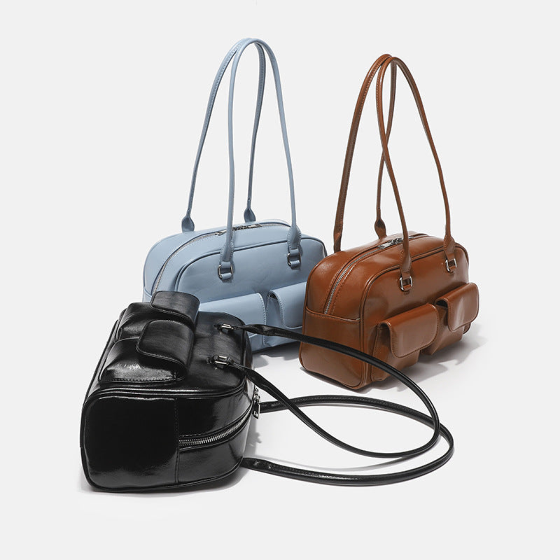 Damen praktische Handtasche mit mehreren Außentaschen Nord Taschen