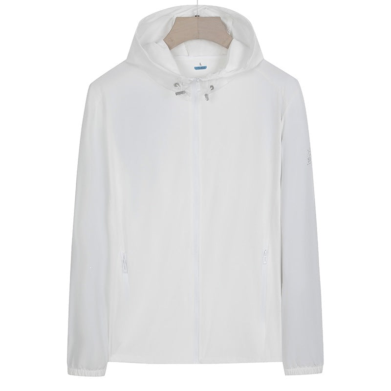 Unisex Leichte wind- und wasserabweisende Kapuzen‑Übergangsjacke mit durchgehendem Reißverschluss, Reißverschlusstaschen & elastischen Bündchen Nord Taschen