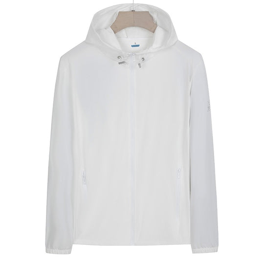 Unisex Leichte wind- und wasserabweisende Kapuzen‑Übergangsjacke mit durchgehendem Reißverschluss, Reißverschlusstaschen & elastischen Bündchen Nord Taschen