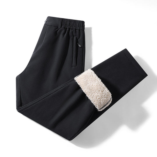 Herren Komfort-Freizeithose mit Teddyfleece-Innenlage und verdeckten Taschen Nord Taschen