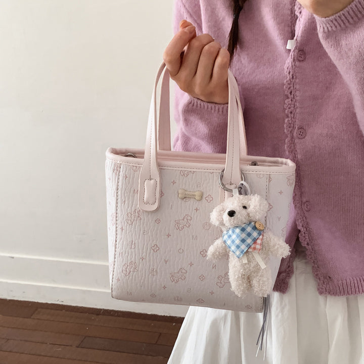 Damen hochwertige Umhängetasche mit verspieltem Blumenmuster Nord Taschen