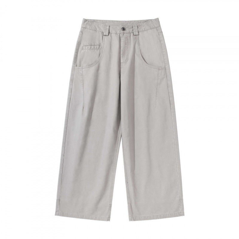 Damen Weite Highwaist-Culottehose mit Utility-Taschen und legerer Cropped-Silhouette Nord Taschen