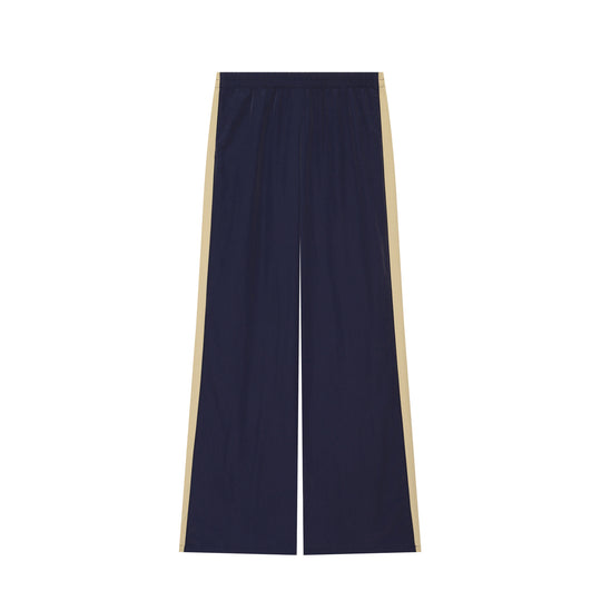 Damen Weite Trackpants mit elastischem Bund und kontrastfarbigen Seitenstreifen Nord Taschen