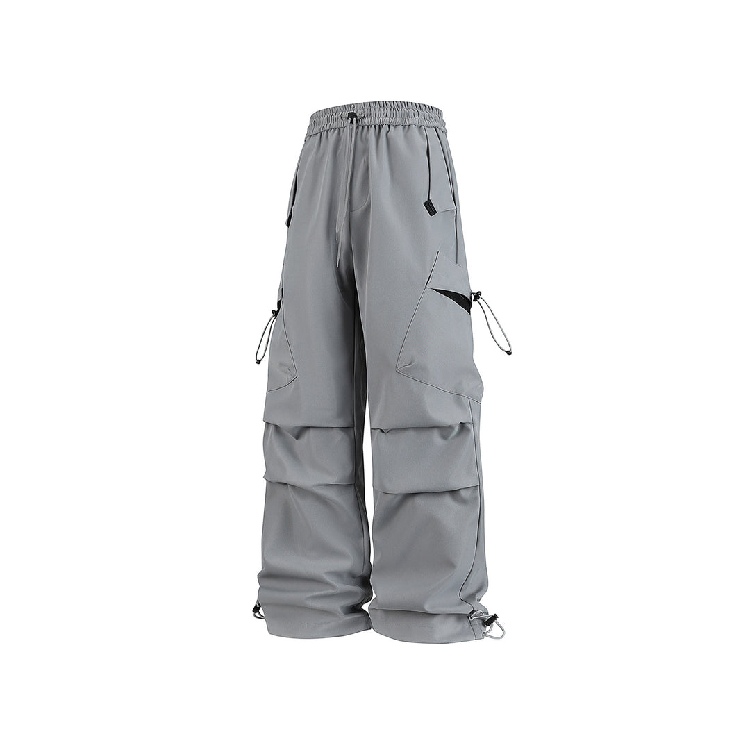 Herren Oversized Cargo‑Hose mit Tunnelzugbund, multifunktionalen Klapp‑ und Beintaschen sowie verstellbaren Kordelabschlüssen Nord Taschen