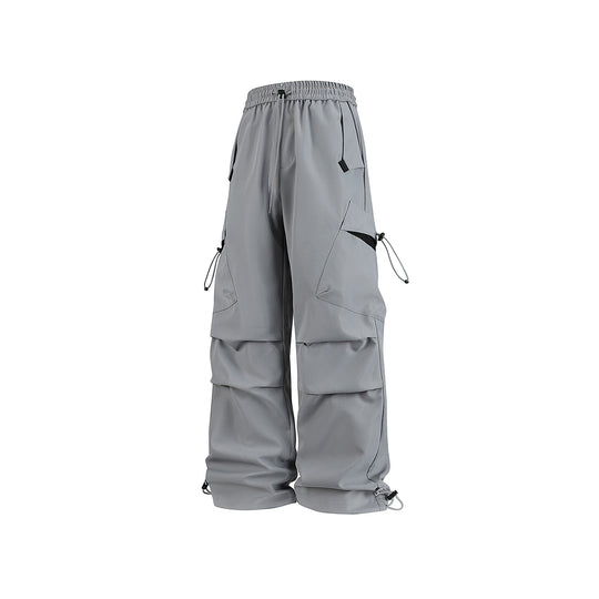 Herren Oversized Cargo‑Hose mit Tunnelzugbund, multifunktionalen Klapp‑ und Beintaschen sowie verstellbaren Kordelabschlüssen Nord Taschen