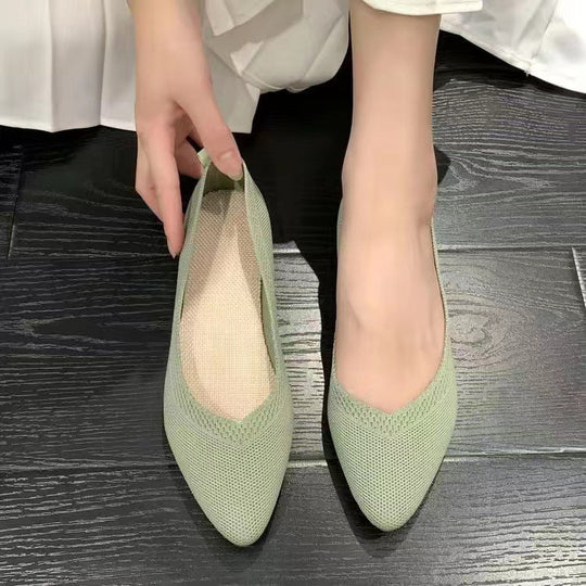 Damen elegante und atmungsaktive Ballerinas mit flexiblem Fußbett - Arvani