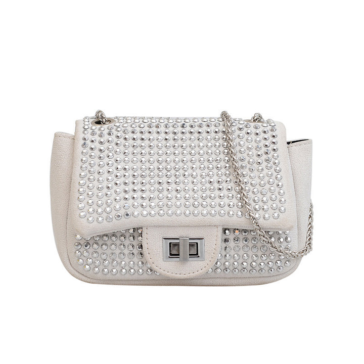 Damen Glamouröse Clutch mit funkelnden Strassverzierungen Nord Taschen