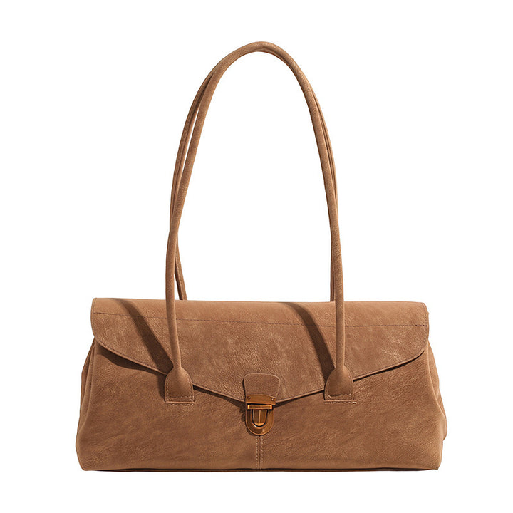 Damen stilvolle Schultertasche mit elegantem Verschluss Nord Taschen