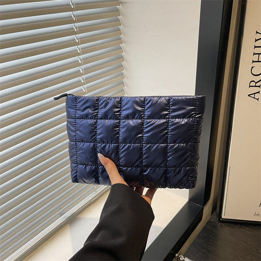 Damen elegante Clutch im modernen Steppmuster Nord Taschen