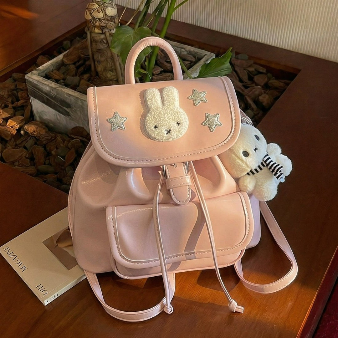 Damen Rucksacktasche mit niedlichen Tierapplikationen Nord Taschen