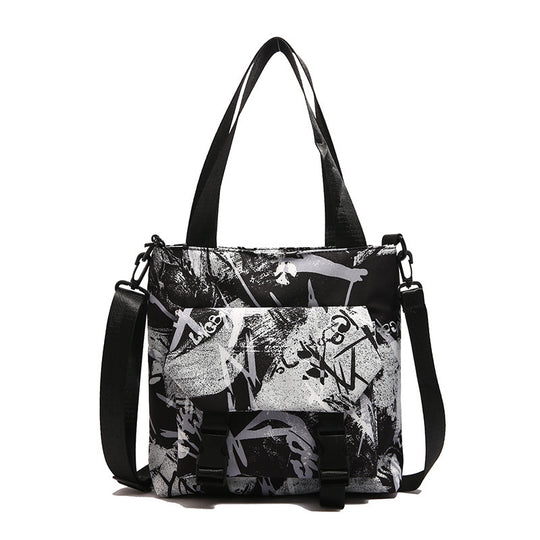 Damen modische Umhängetasche mit auffälligem Grafik-Design Nord Taschen