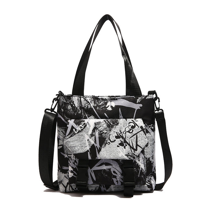 Damen modische Umhängetasche mit auffälligem Grafik-Design Nord Taschen