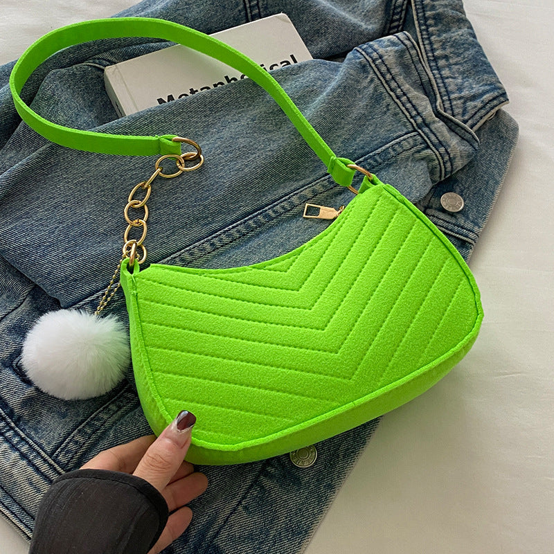 Damen Schultertasche mit elegantem geflochtenem Design Nord Taschen