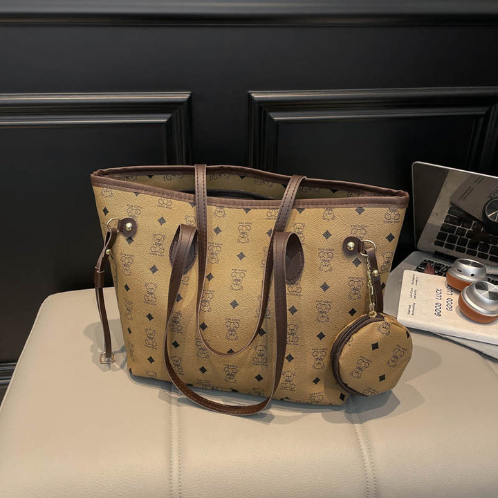 Damen große Tragetasche mit modischem Tiermotiv Nord Taschen