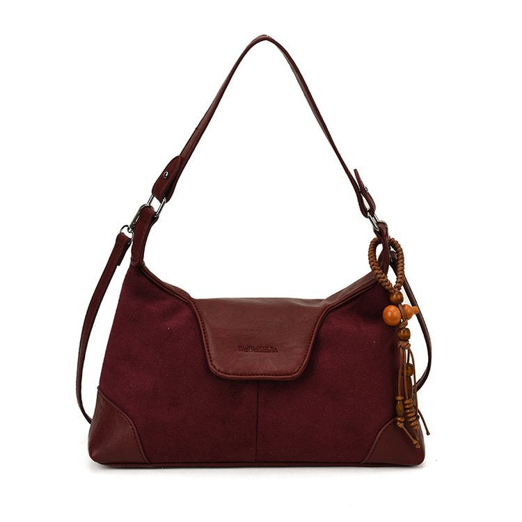 Damen Hobo-Tasche mit stilvollen Fransen-Details und hochwertigem Obermaterial Nord Taschen