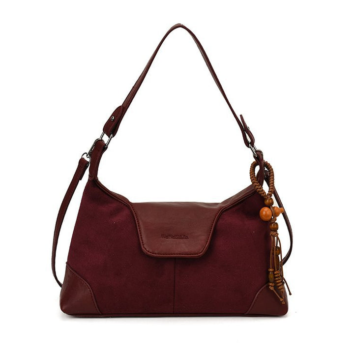 Damen Hobo-Tasche mit stilvollen Fransen-Details und hochwertigem Obermaterial Nord Taschen